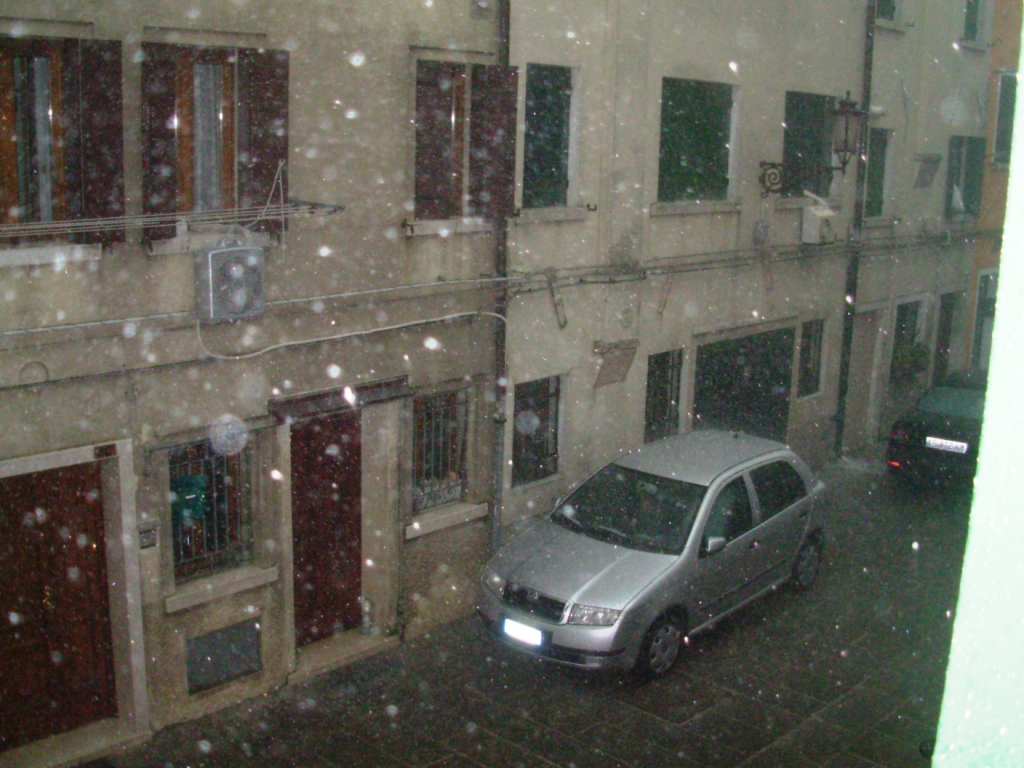 Hailstorm at breakfast time 3/6/10 