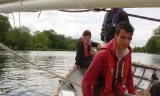 Students sailing